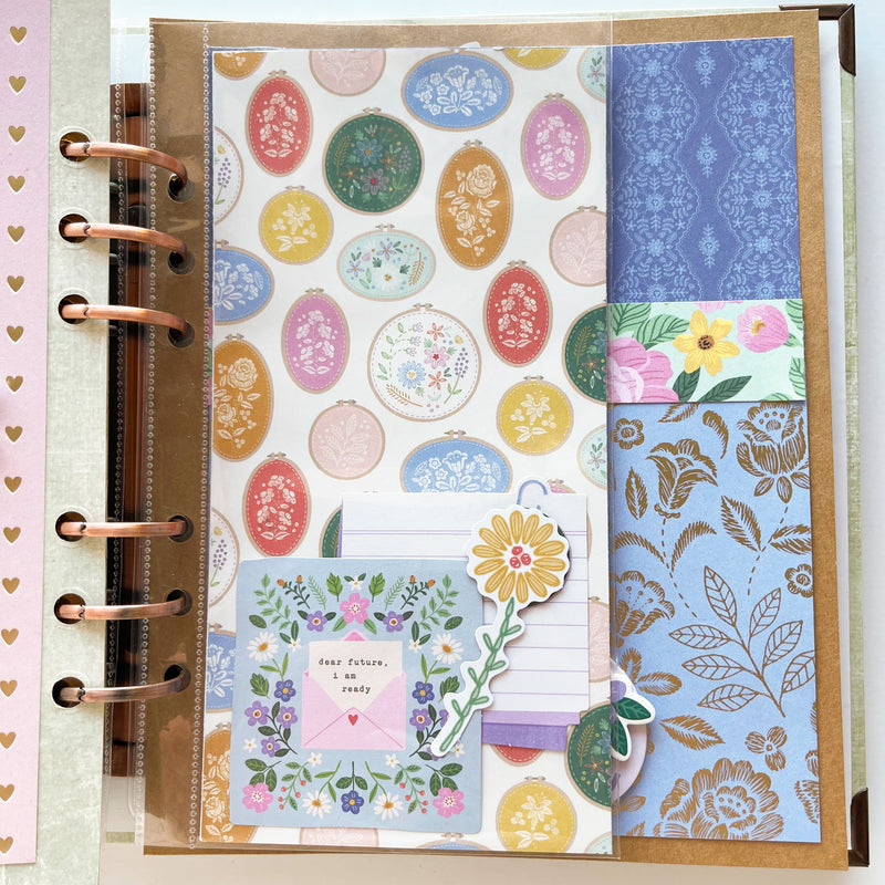 Poppy And Pear Sage Binder
