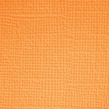 Doodlebug Textured Cardstock 12"X12" Tangerine