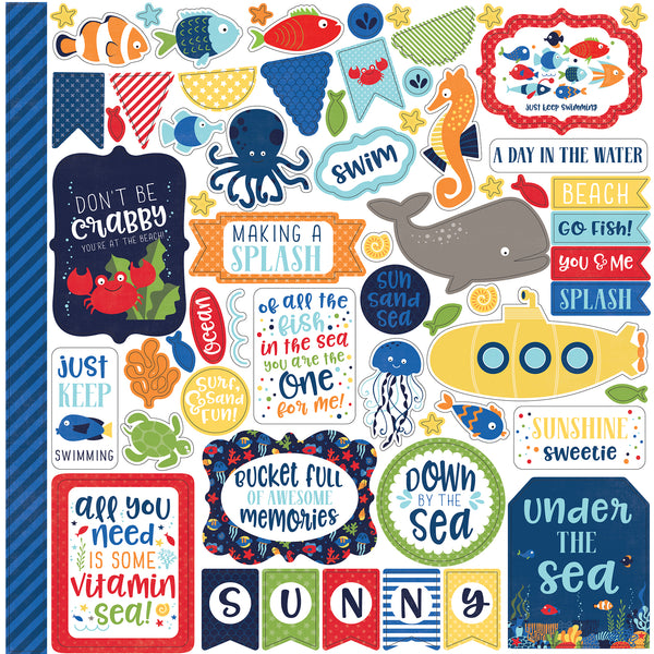Under the Sea Collection - 12 x 12 Sticker