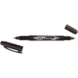 Tombow MONO Twin Tip Permanent Marker-Black