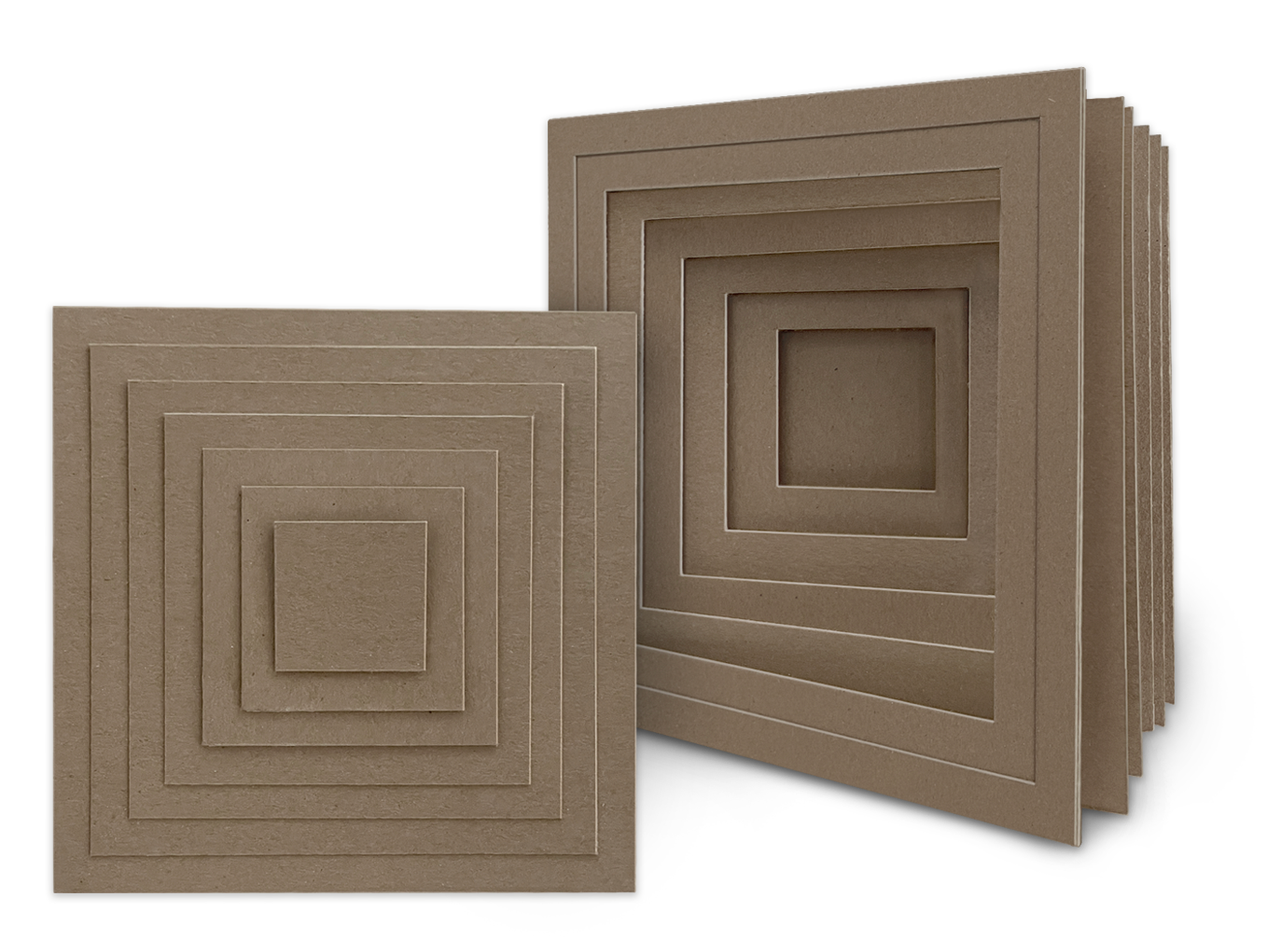 2 in 1 Tunnel & Pyramid Chipboard 8″x8″ Albums – SKU: 4502827