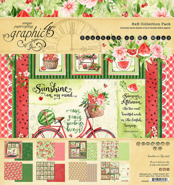 Sunshine On My Mind 8×8 Collection Pack – Button Farm Club