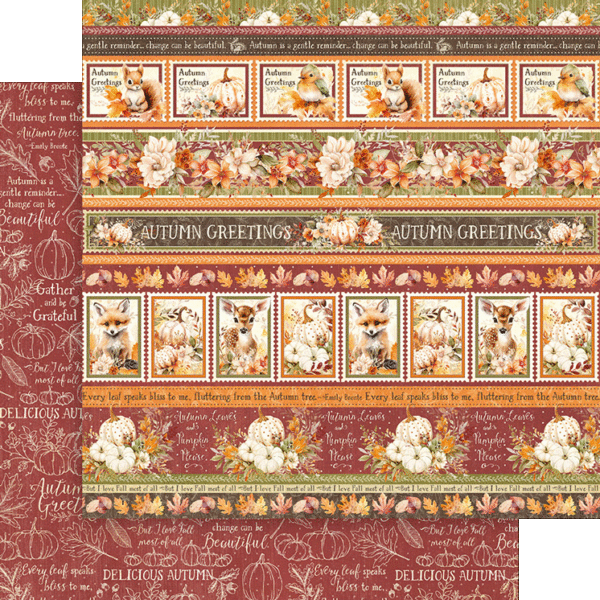 Autumn Greetings 12×12 Collection Pack