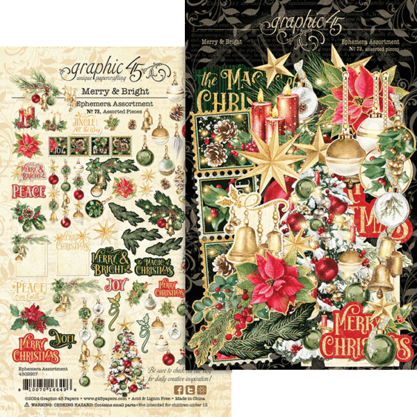 Merry & Bright Ephemera Set