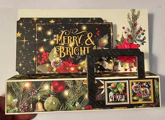 Graphic 45 Card Class Series Vol 7 2024 - Merry & Bright – Christmas Card Set