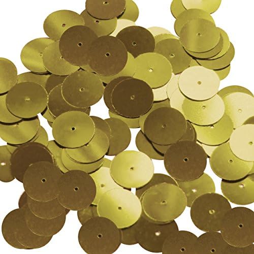 Gold Circle Sequin Shakers