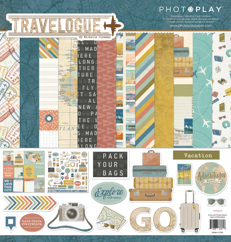 Travelogue Collection - 12 x 12 Collection Pack