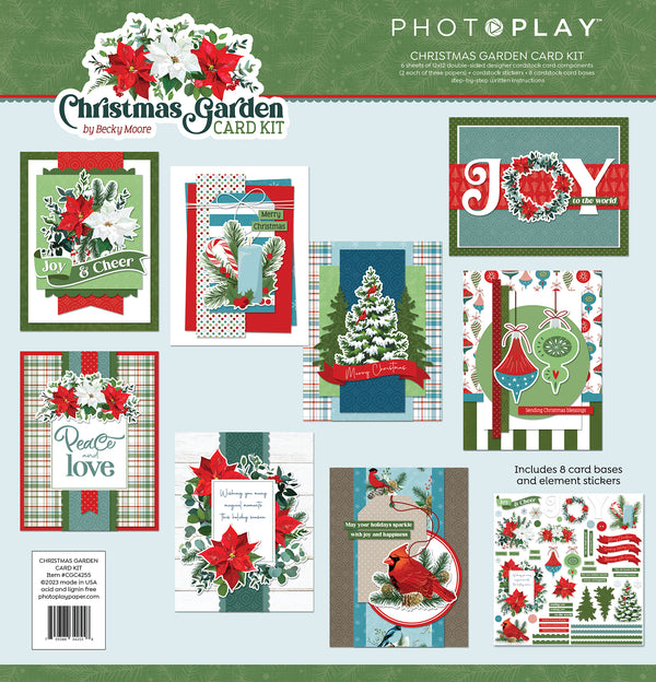 Christmas Garden Collection - Card Kit by Photoplay Paper