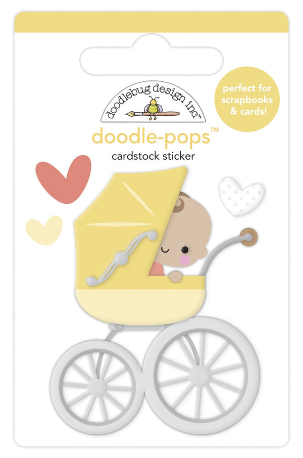 Doodle-Pops Cardstock Sticker - Out of for a Stroll