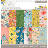 K&Company Antique Garden Paper Pad 12"x12" 48/Pkg