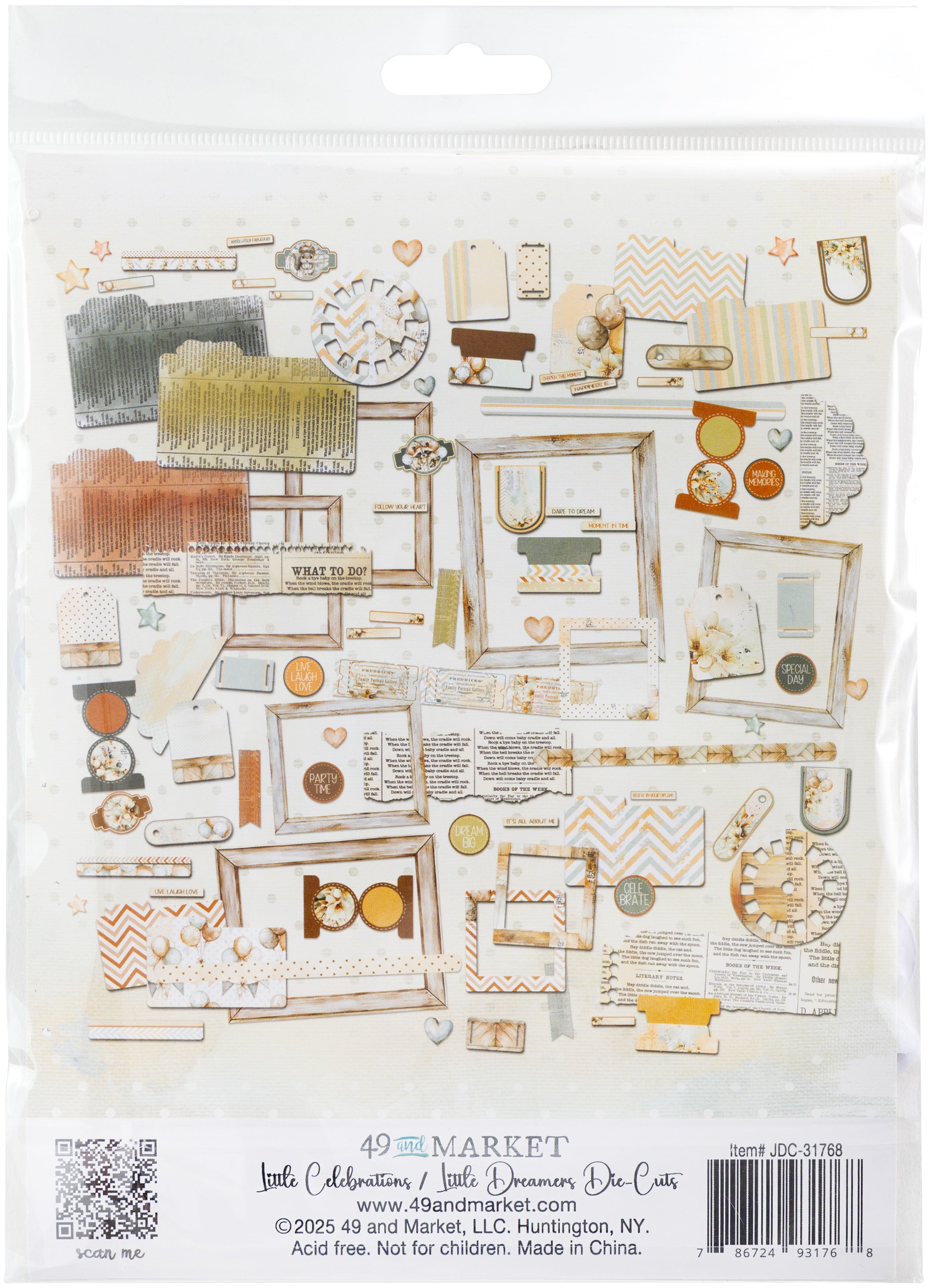 Little Dreamer/Little Celebrations - Die Cut Elements