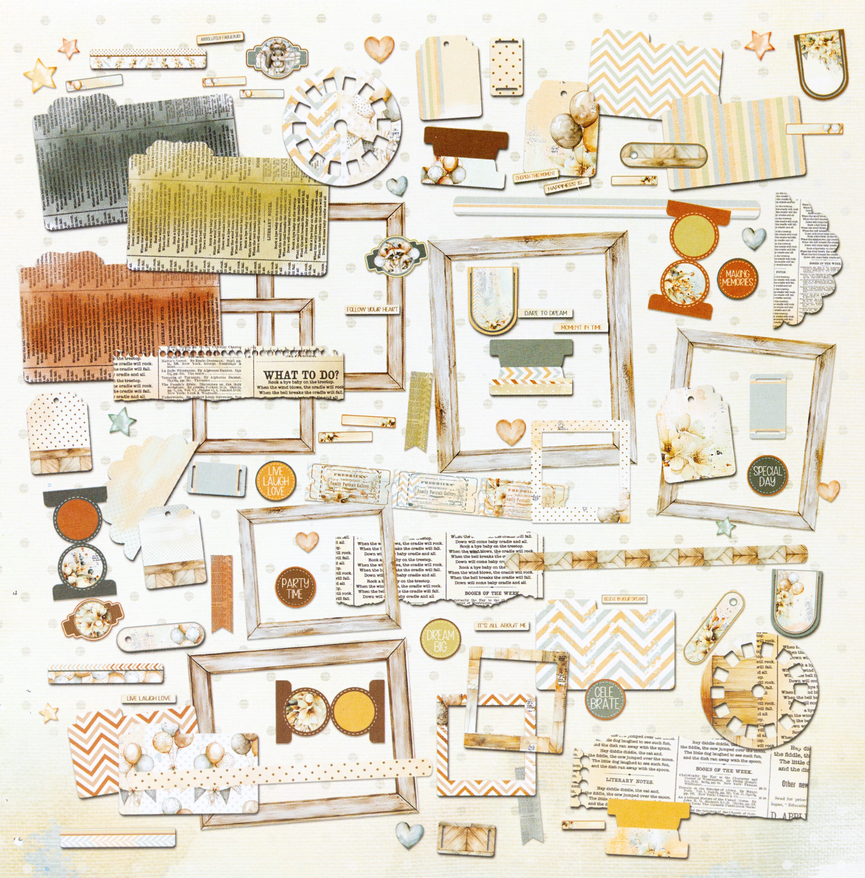 Little Dreamer/Little Celebrations - Die Cut Elements