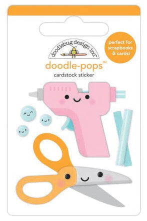 Doodle-Pops Cardstock Sticker - Cute & Crafty
