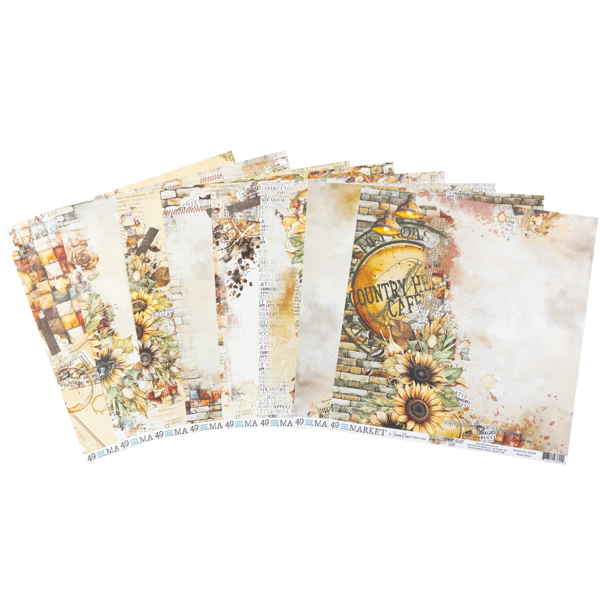 49 and Market - Country Heart Café 12x12 Collection Pack **PRE-ORDER**