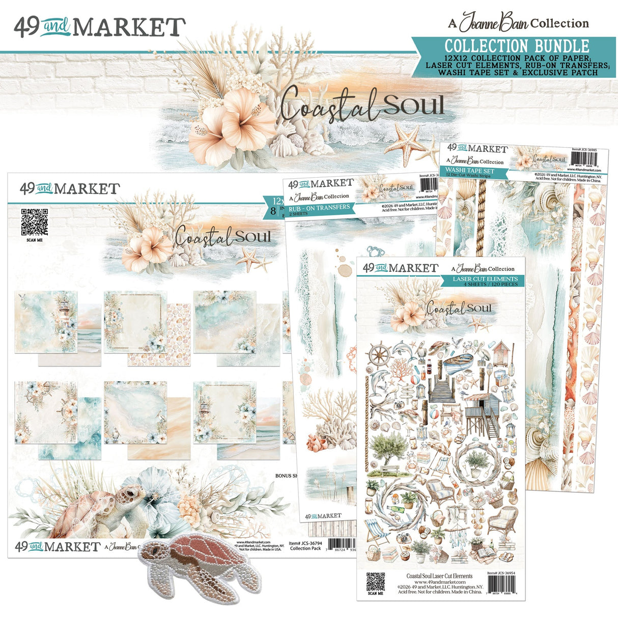 49 and Market - Coastal Soul Collection Bundle with Patch **PRE-ORDER**