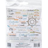 49 and Market - Coastal Soul Chipboard Assortment **PRE-ORDER**
