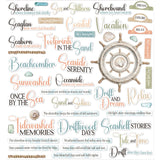 49 and Market - Coastal Soul Chipboard Assortment **PRE-ORDER**