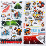 49 and Market - Level Up Sports Rub-On Transfers **PRE-ORDER**