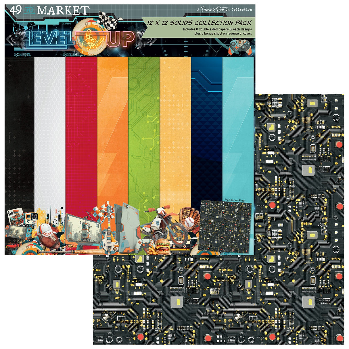 49 and Market - Level Up 12x12 Solids Collection Pack **PRE-ORDER**