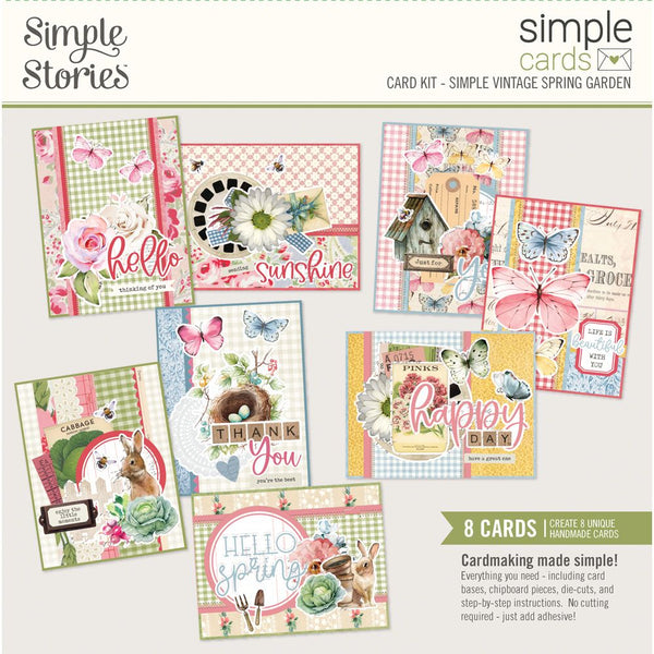 Simple Cards Card Kit - Simple Vintage Spring Garden