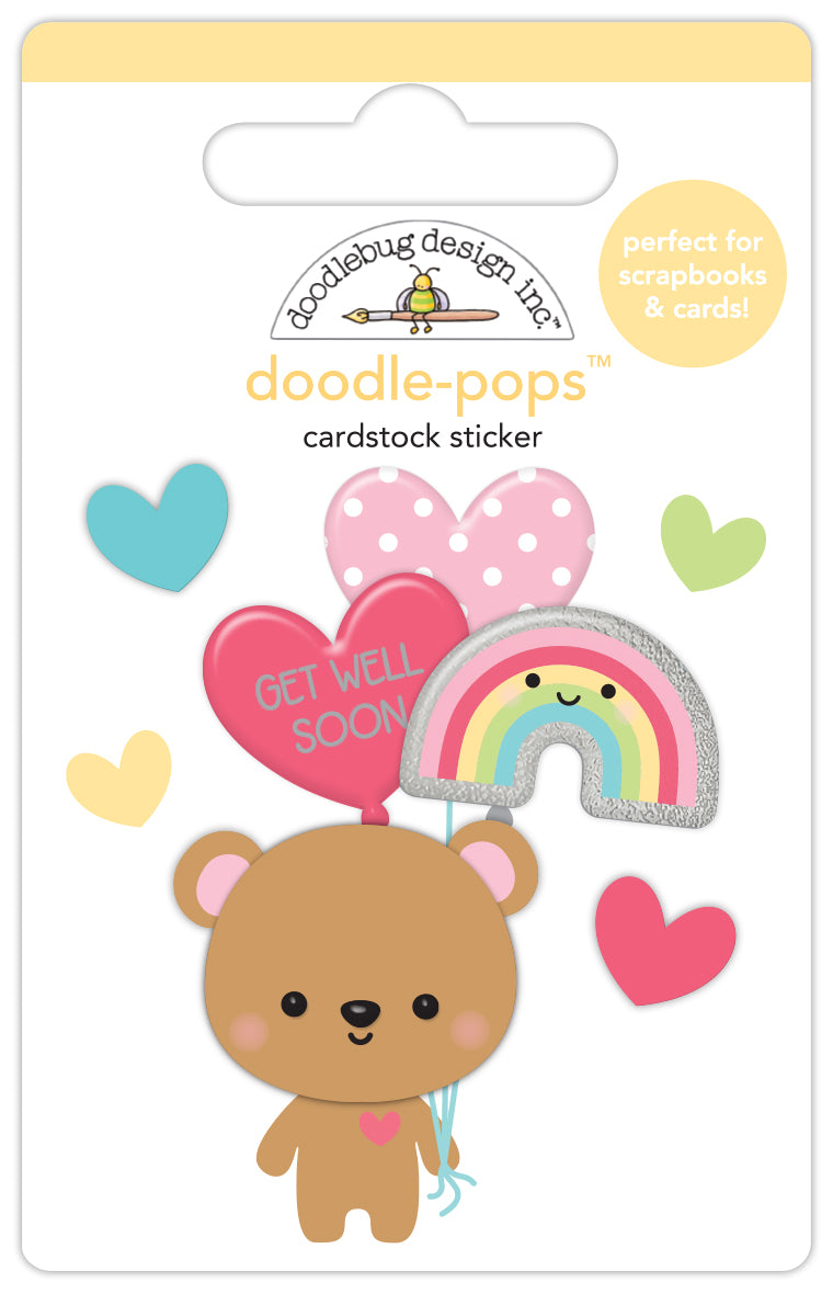 Doodle-Pops Cardstock Sticker - Bear Hugs