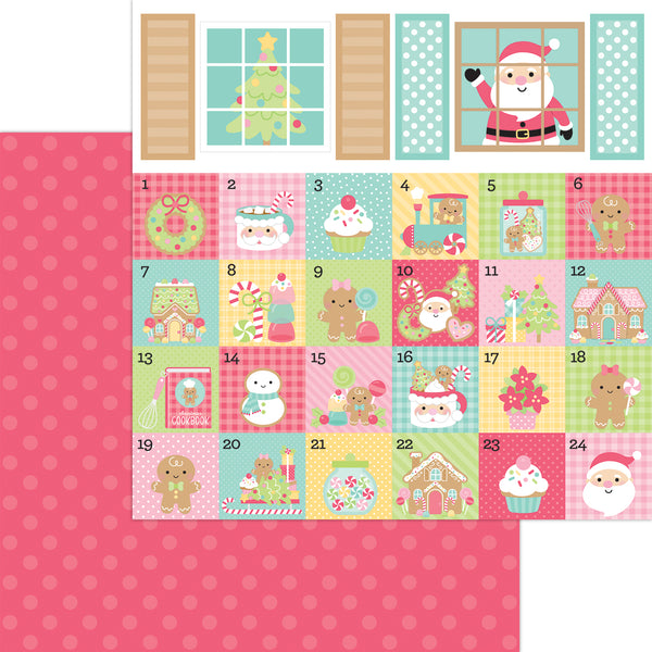 Christmas Jammies double-sided cardstock - Gingerbread Kisses