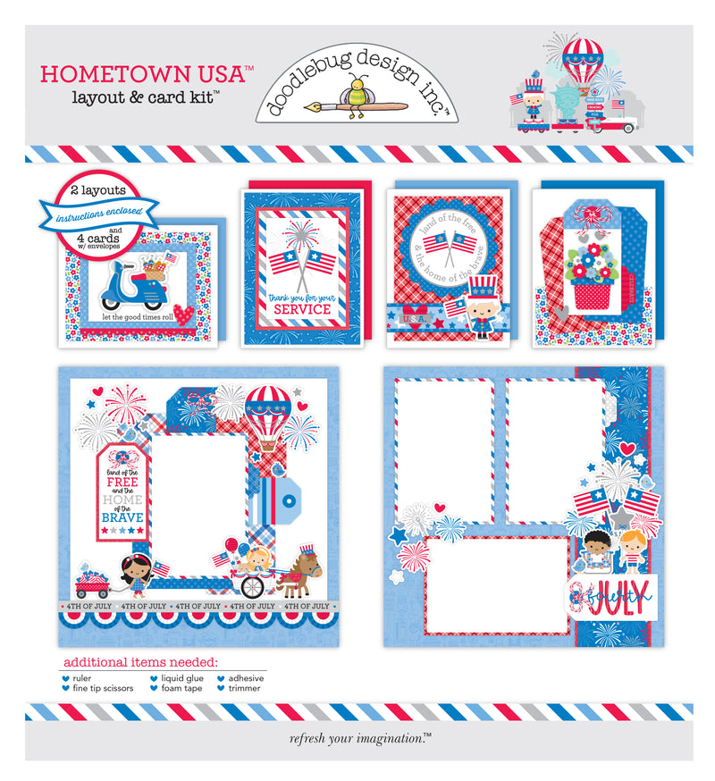 Hometown USA Page & Card Kit