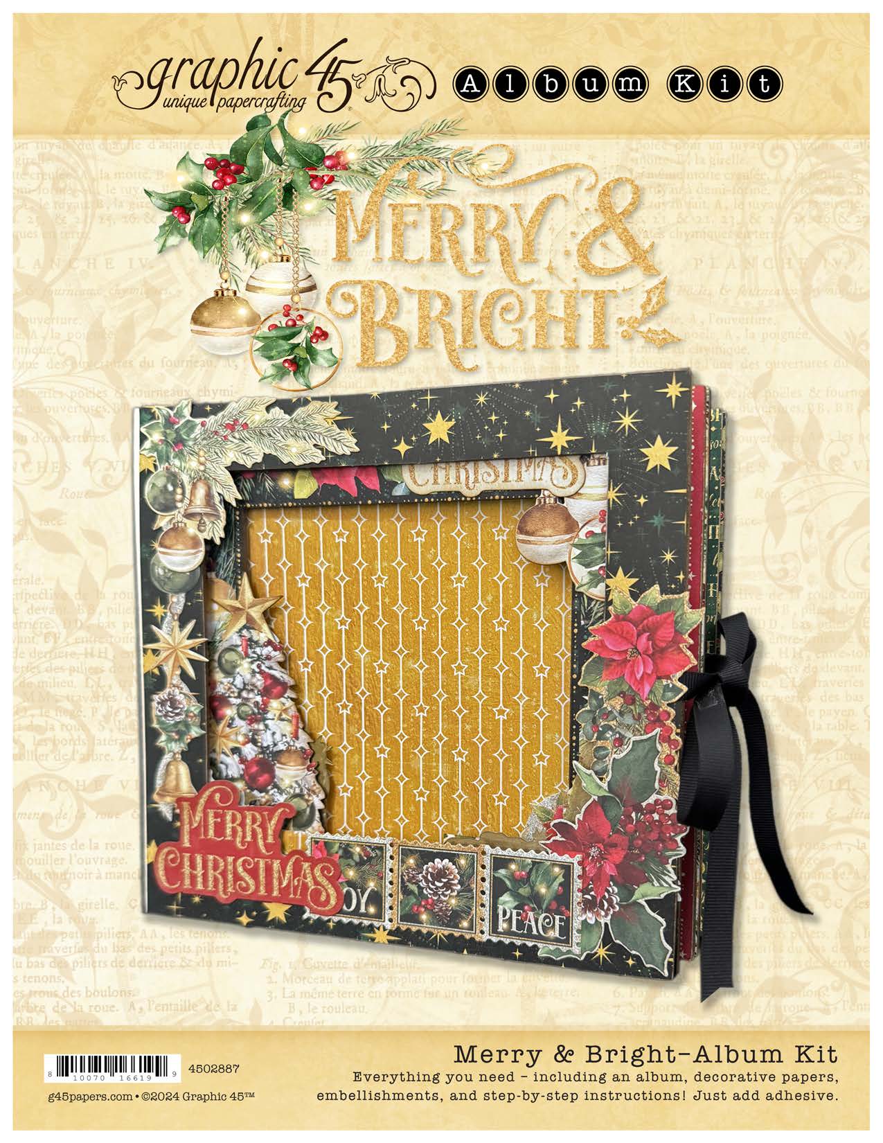 Graphic 45 Class Series Vol  7 2024 - Merry & Bright – Festive Tunnel Album