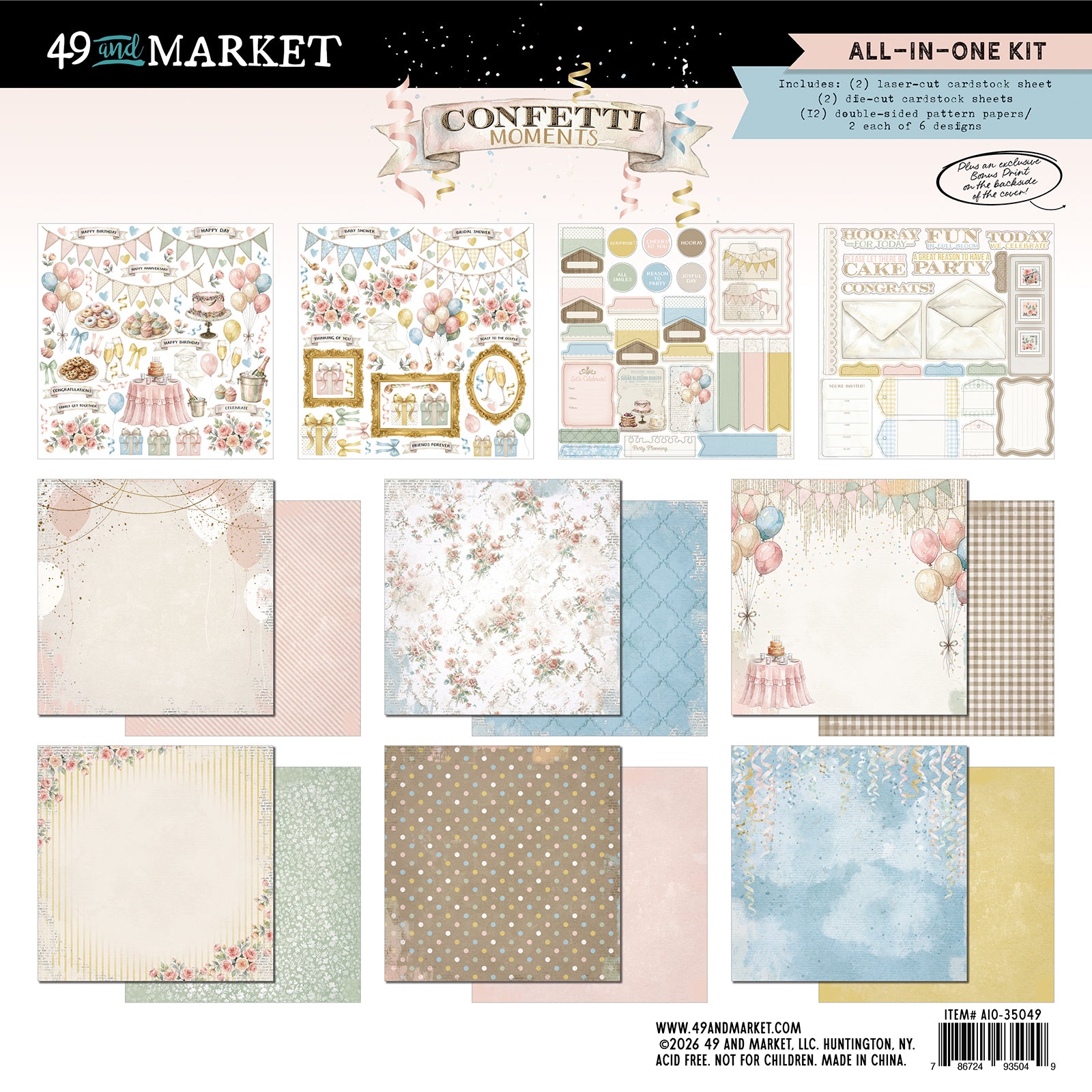 49 and Market Confetti Moments  All-in-One-Kit