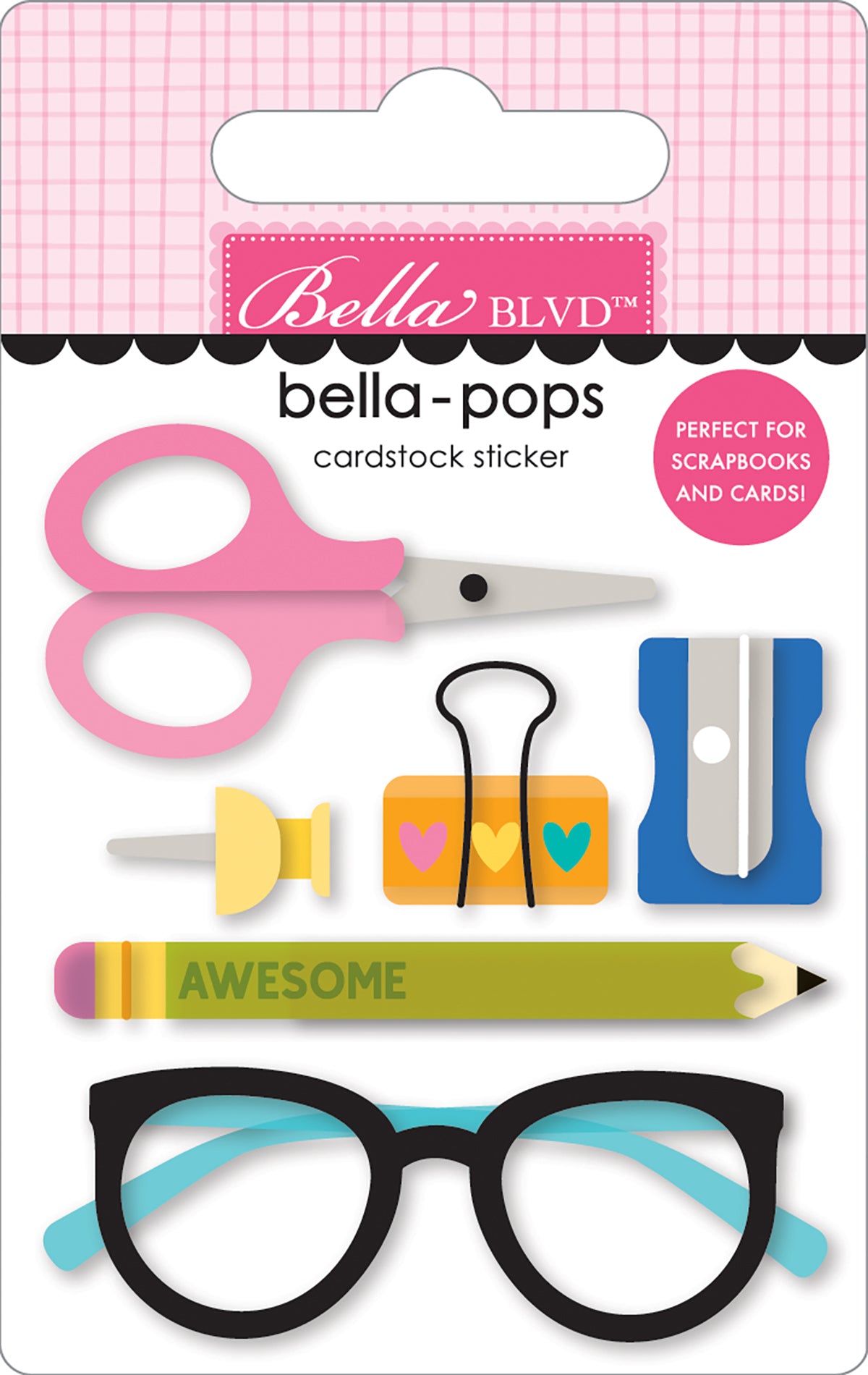 Desk Notes Bella-pops 3D Stickers *PREORDER**
