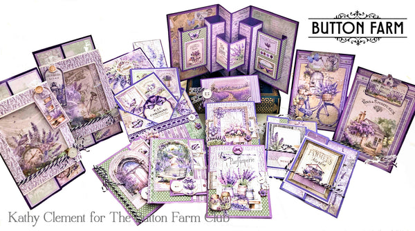 Ciao Bella Morning in Provence Card Kit by Kathy Clement - DIGITAL TUTORIAL