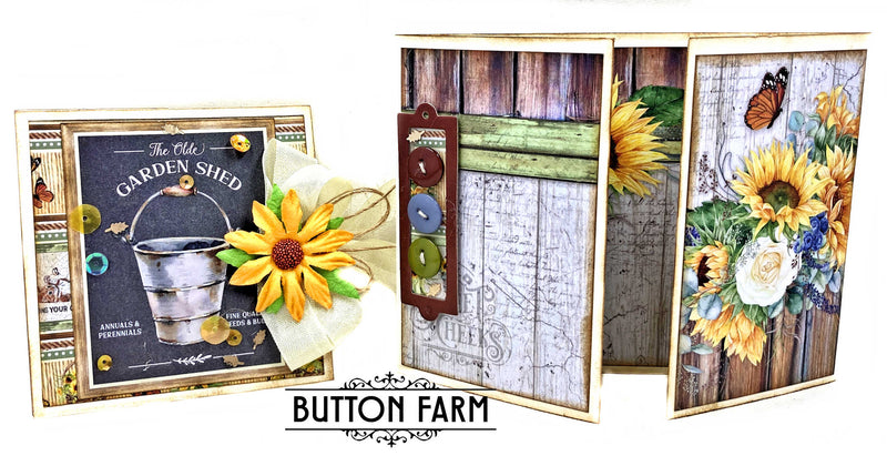 Ciao Bella Farmhouse Garden Card Kit by Kathy Clement