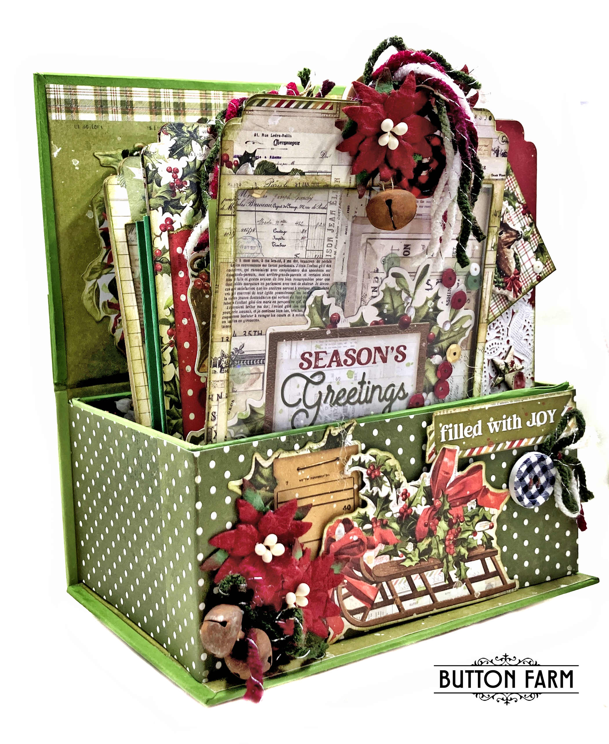 The Yuletide Box of Tags by Kathy Clement