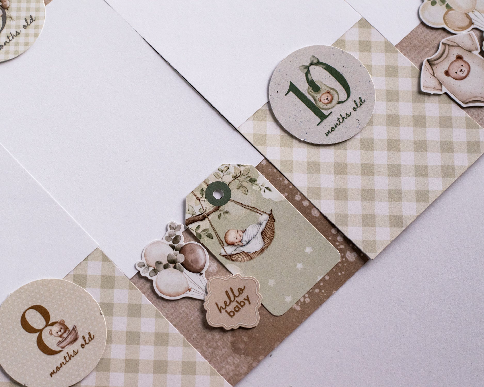 Baby Milestones Page Kit