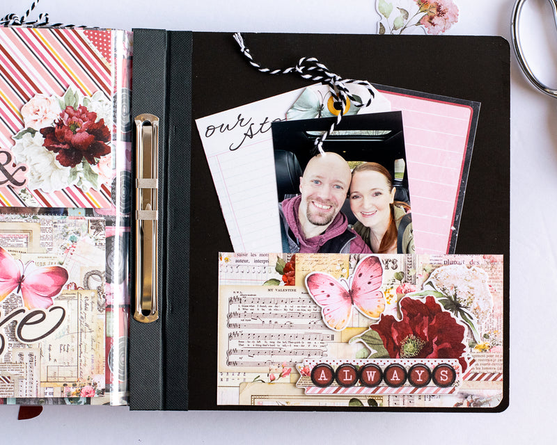 Mini Album | Mini Scrapbook For Lover | Valentine Gift For your Loved One |  Mini Scrapbook Everlasting Memories