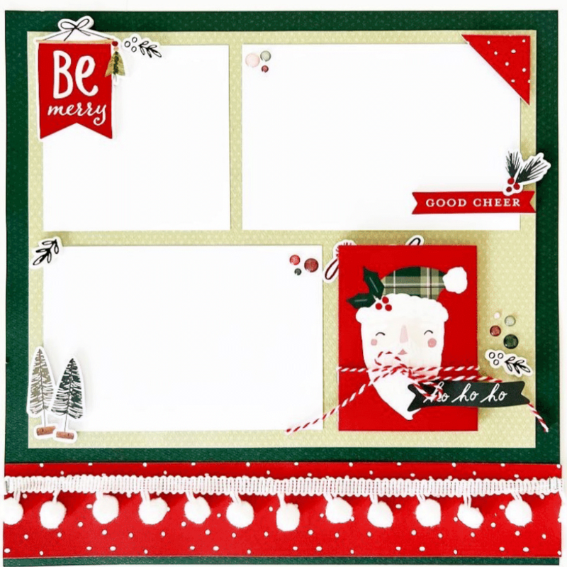 Boho Christmas Page Kit