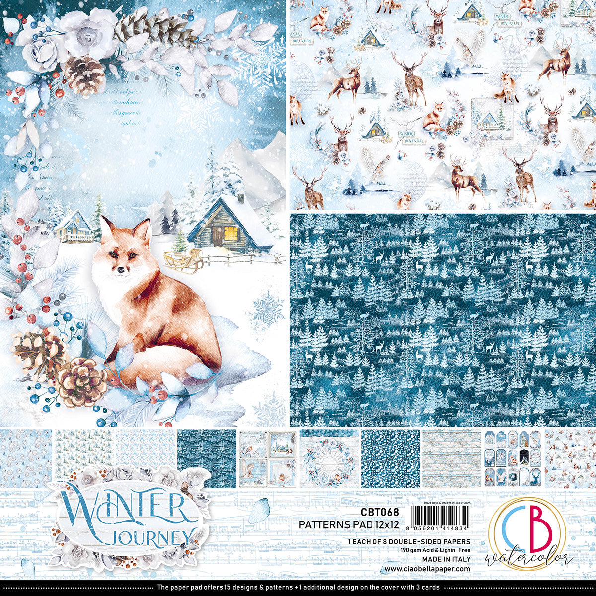 Ciao Bella - Winter Journey - 12x12 Collection Pack