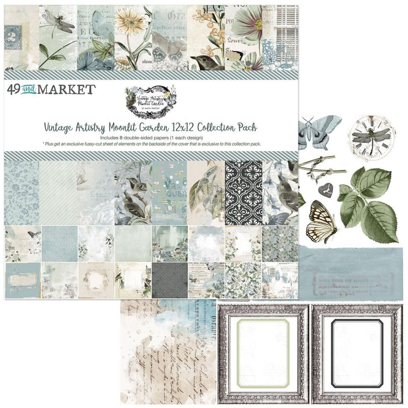 Vintage Artistry Moonlit Garden Collection - 12x12 Collection Kit