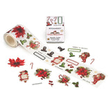 Spice up your Christmas celebration, crafts, or scrapbook projects with the Christmas Spectacular 2023 - Postage Washi Santa! This roll of die-cut postage washi tape contains beautiful stamped designs of Santa Claus, each measuring 1" by 1.25". With 5 meters in length, the tape is perfect for adding festive accents to journals, cards, scrapbook pages, and more!