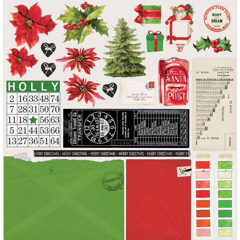 The Christmas Spectacular 2023 Classics Collection Pack is a timeless collection sure to bring timeless joy to crafting projects. It features 8 double-sided, 12" x 12" heavy-weight cardstock papers made in the USA, all with traditional Christmas imagery in classic red, green, gold, and black. The memories you'll create with this pack will be just as classic