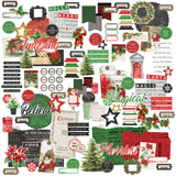 Christmas Spectacular 2023 - Ephemera Bits offers 134 mix-and-match die-cut pieces crafted from heavy-weight cardstock. The pack includes tags, doilies, sentiments, and Christmas motifs ideal for layering on any crafting project. Create beautiful, high-quality creations with this versatile collection