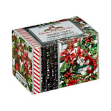 This set includes three rolls of festive washi tape - the perfect way to add a touch of holiday cheer to any project! With 1.75”, 1/2”, and 1/4” widths, it has 10 meters of each to enhance any craft. Imported and durable, this Washi Tape Set is perfect for seasonal decorating and gift-wrapping