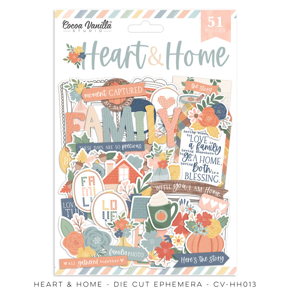 HEART & HOME – DIE CUT EPHEMERA