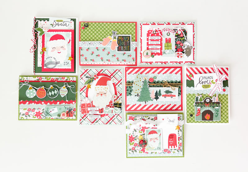 Santa's Village Card Kit