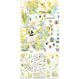 Botanical Buzz- Rub-On Transfer Set 6x12