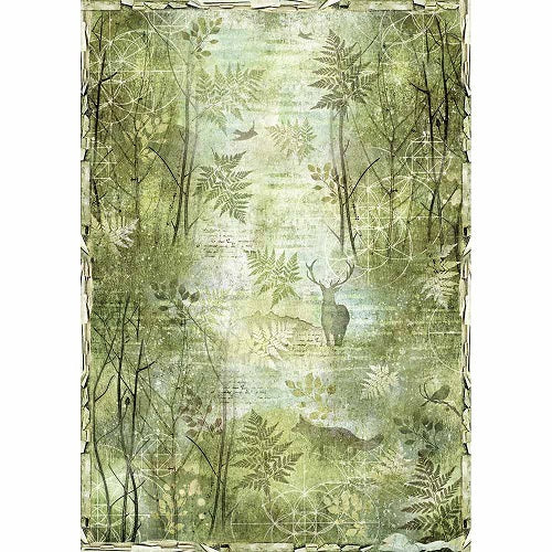 Forest Stamperia Rice Paper Sheet A3