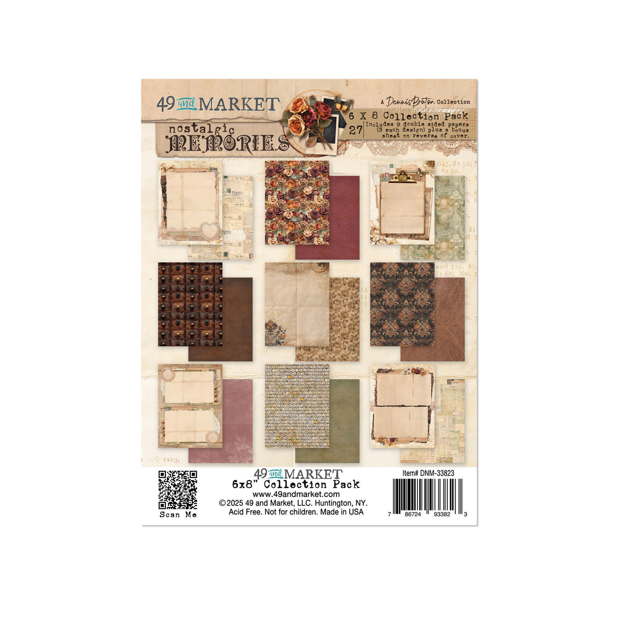 49 and Market 6 x 8 Collection Pack  - Nostalgic Memories (Dennis Bruton)