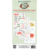 Evergreen Season - Rub-On Transfer Set - Sentiments