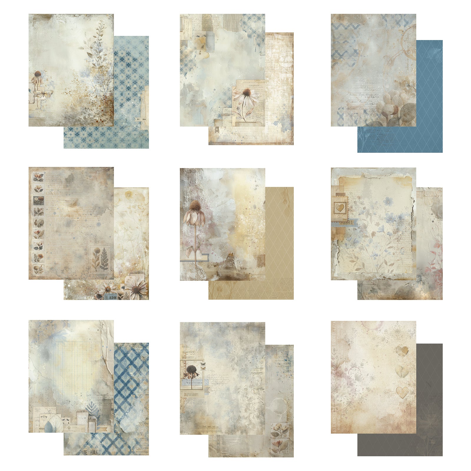 49 and Market 6 x 8 Collection Pack - Faded Memory Lane