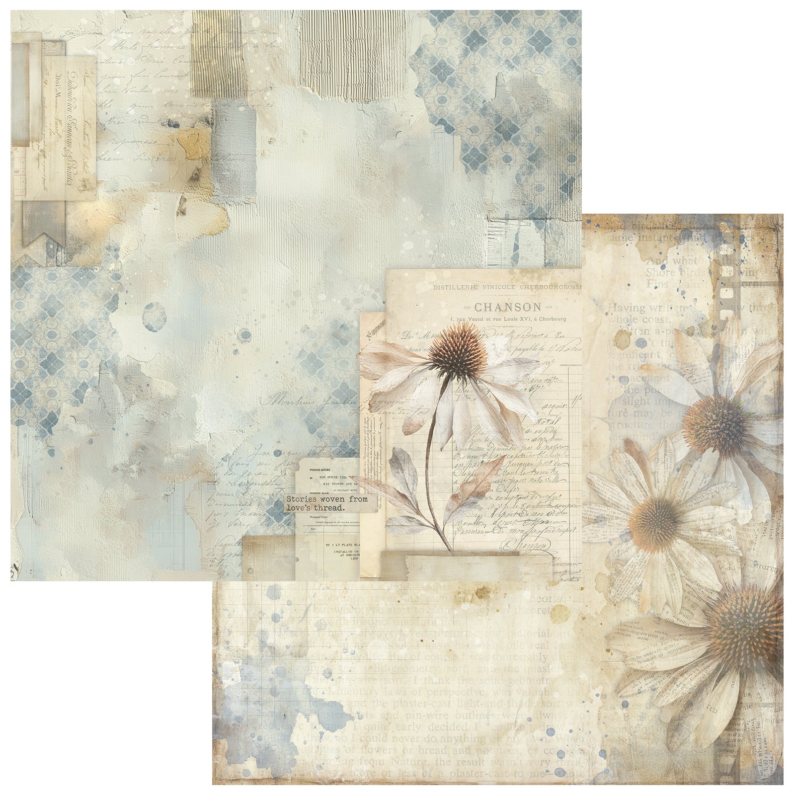 49 and Market 12 x12 Collection Pack- Faded Memory Lane